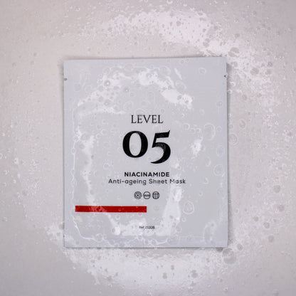 Niacinamid anti-ageing fátyolmaszk