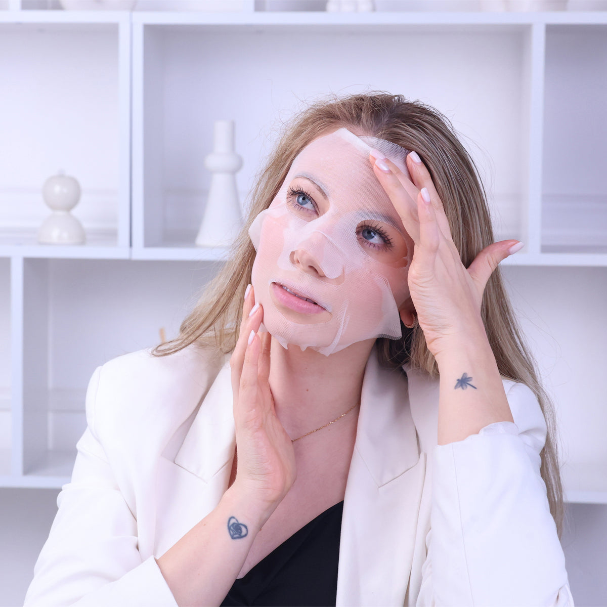 Niacinamid anti-ageing fátyolmaszk